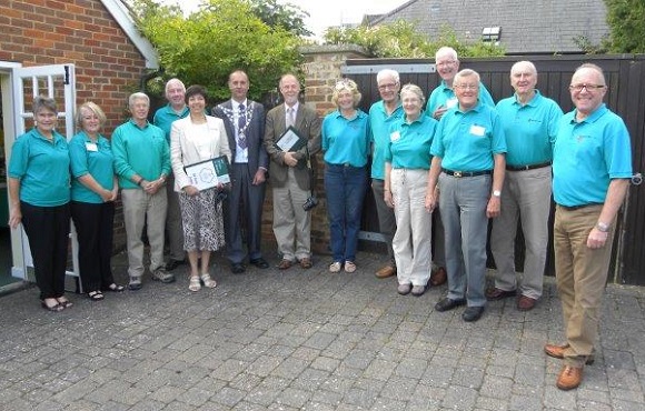 National Judges with Wimborne in Bloom Committee